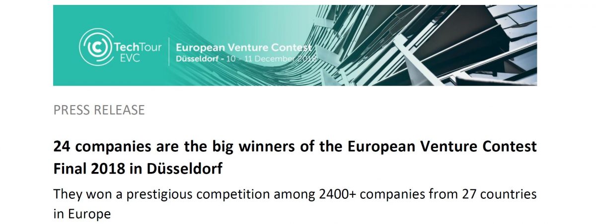 Fluidan is a winner in European Venture Contest Finals 2018