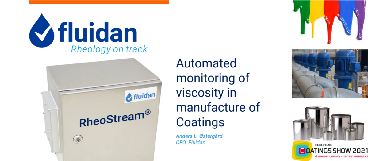 Fluidan @ ECS Conference: How to Automate Viscosity Control in Paint Making.